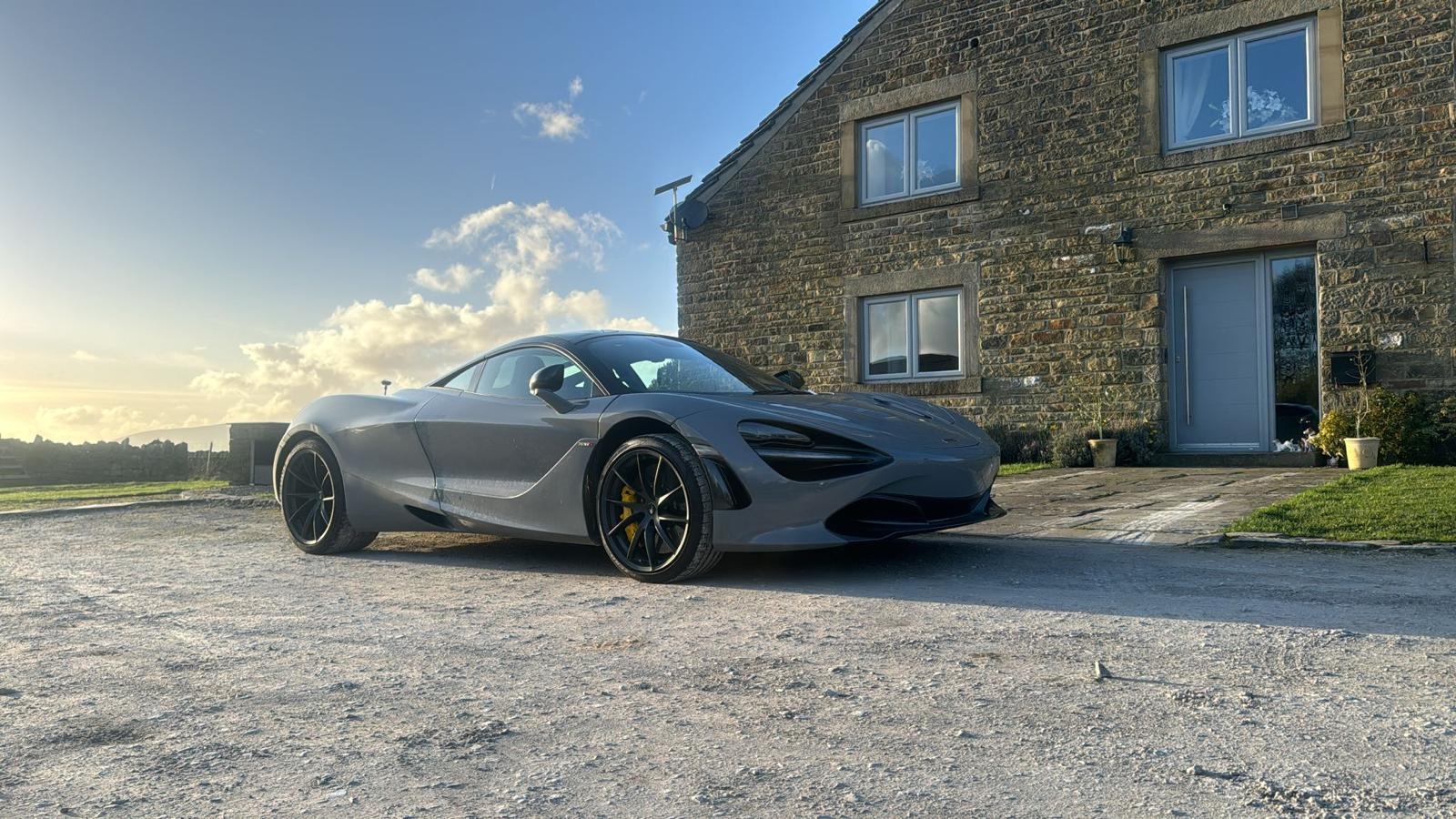 McLaren 720S front three quarter view in Lancashire